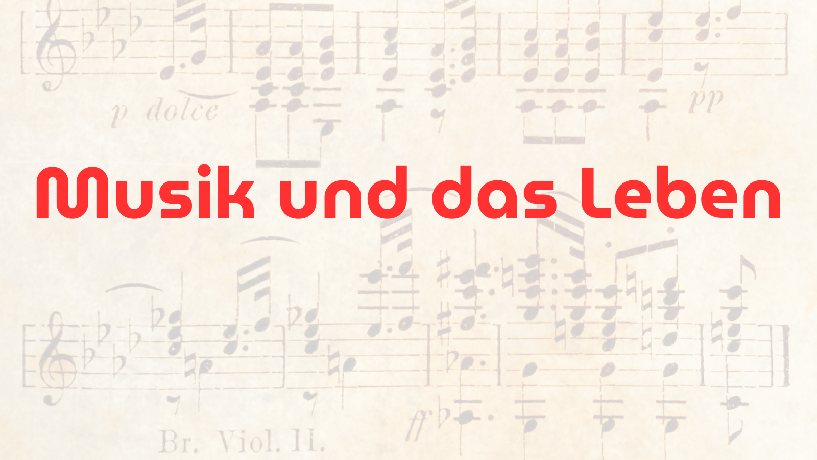 Musik und das Leben auf kinderalltag.de